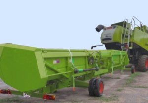 Візок для перевезення жатки підсиленний